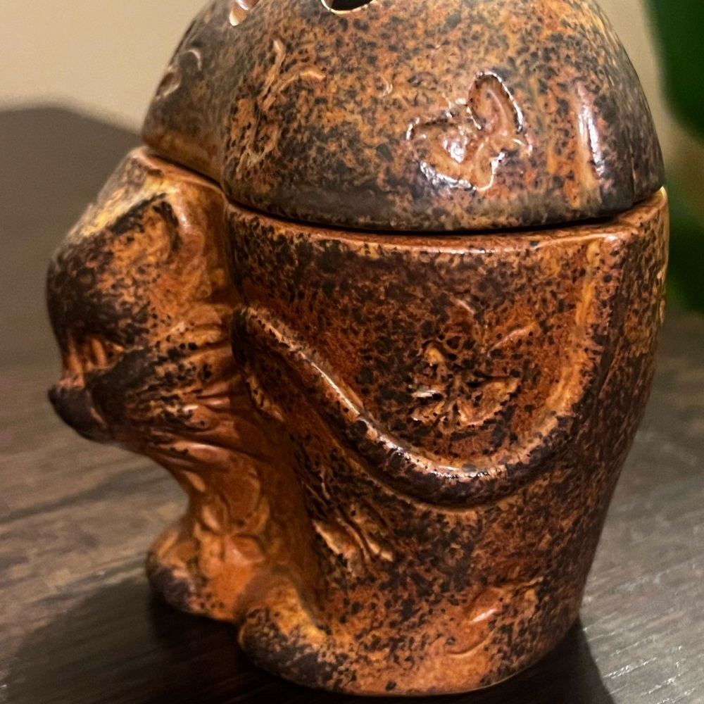 Vintage Ceramic Cat Pottery Incense Burner Retro Boho - Picture 11 of 11